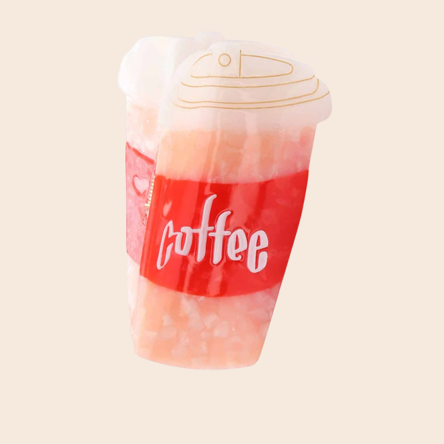Coffee Claw Hair Clip