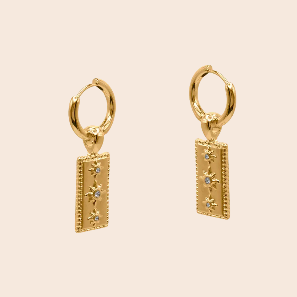 Sirens Charms Huggie Earrings