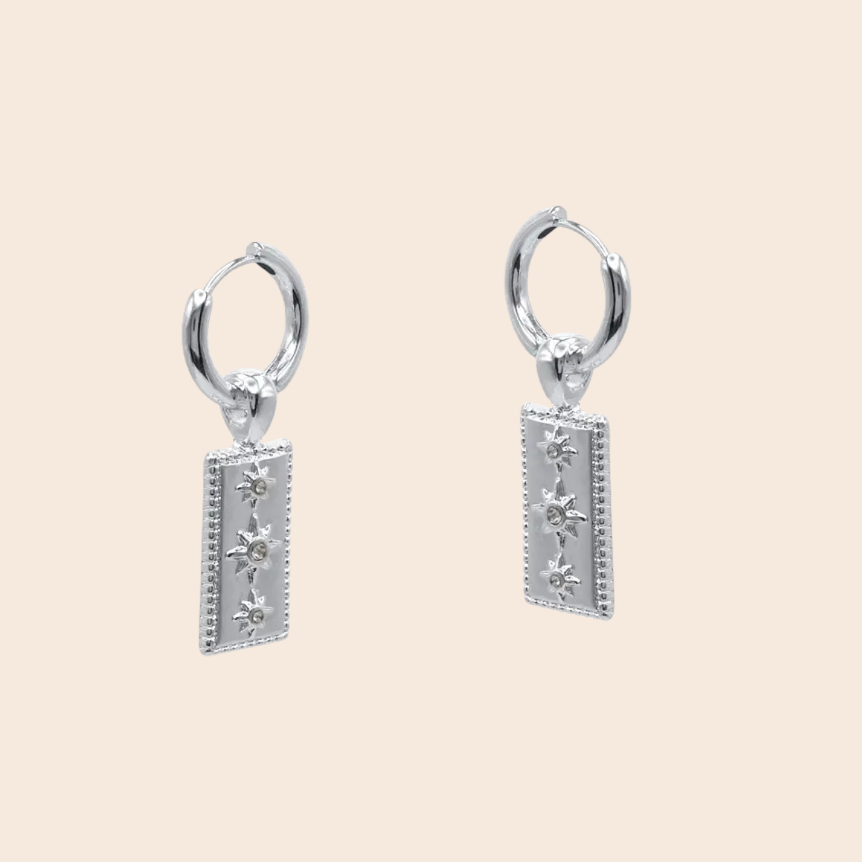 Sirens Charms Huggie Earrings