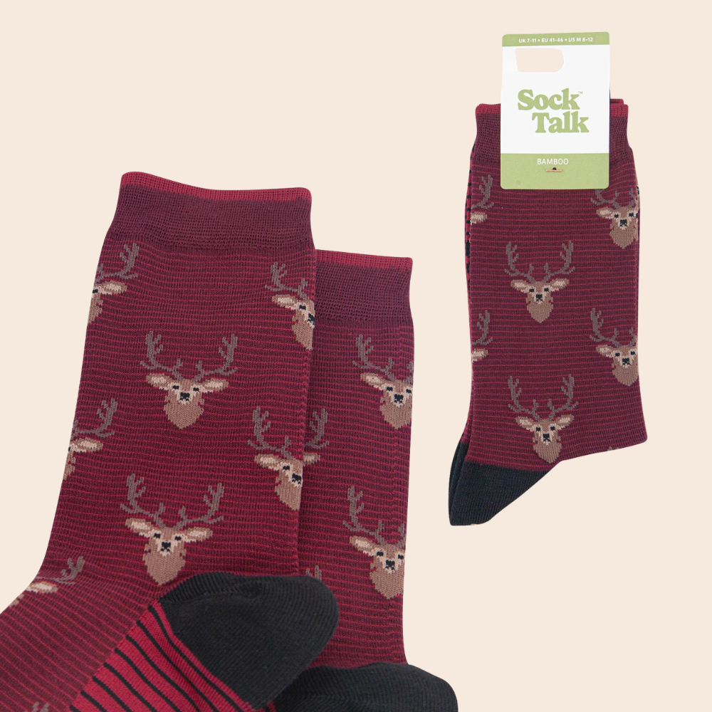 Men's Bamboo Stag Socks