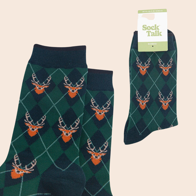 Men's Bamboo Stag Socks
