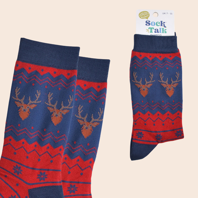Men's Bamboo Stag Socks
