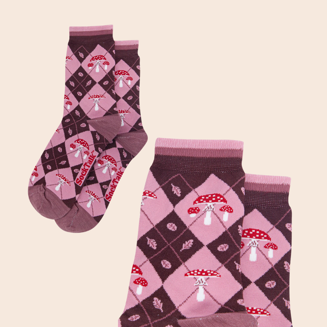 Women's Patterned Argyle Socks