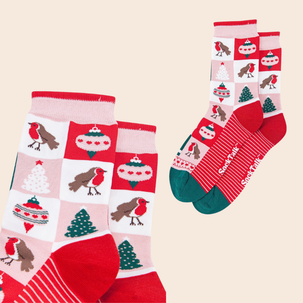 Women's Festive Bamboo Socks