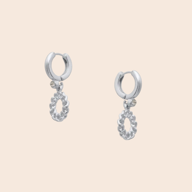 Cerenity Matte Wheel Earrings