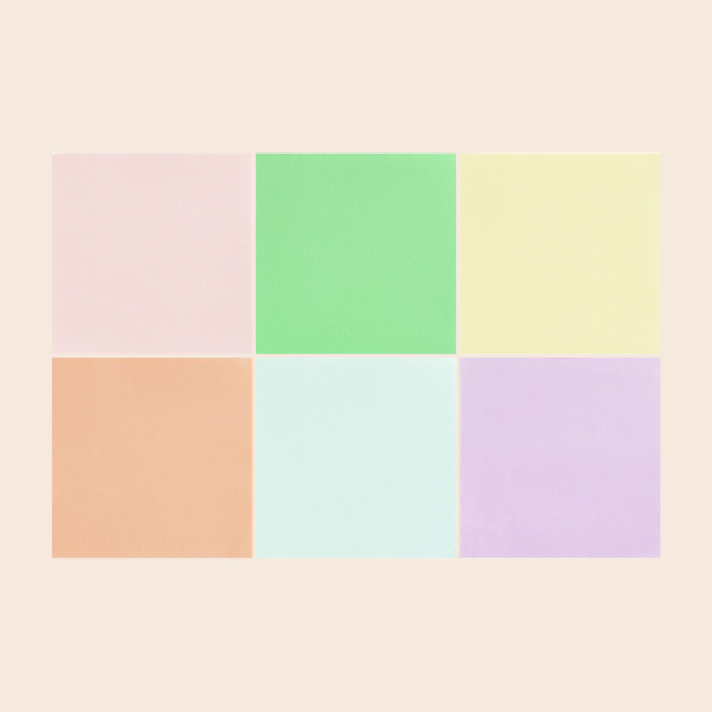 Pastel Memo Notes Box