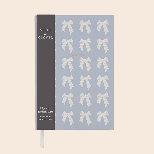 Bow Repeat Hard Cover Journal