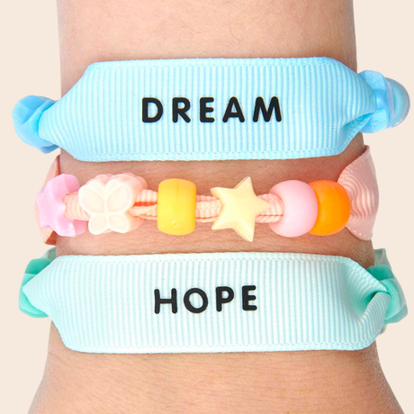 Pastel Grosgrain Ribbon Bracelets