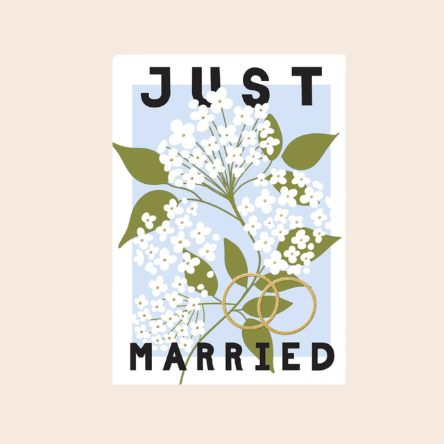 Just Married Card