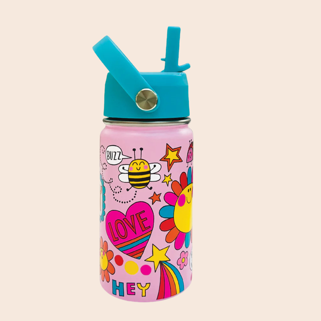 Bee Happy Stainless Steel Bottle