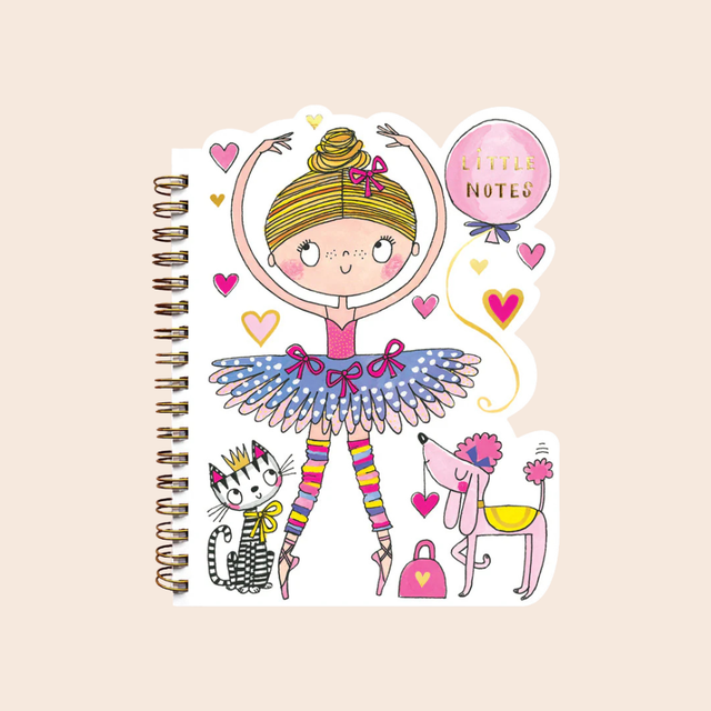Ballerina Shaped Notebook