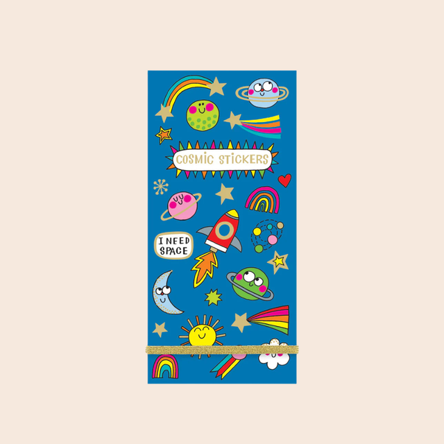 Luxury Foiled Sticker Book - Cosmic Space