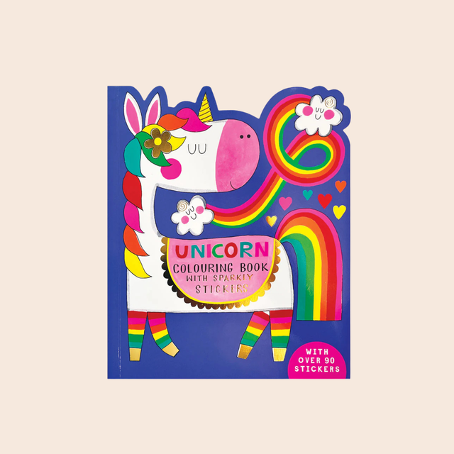 Unicorn Colouring Book with Stickers