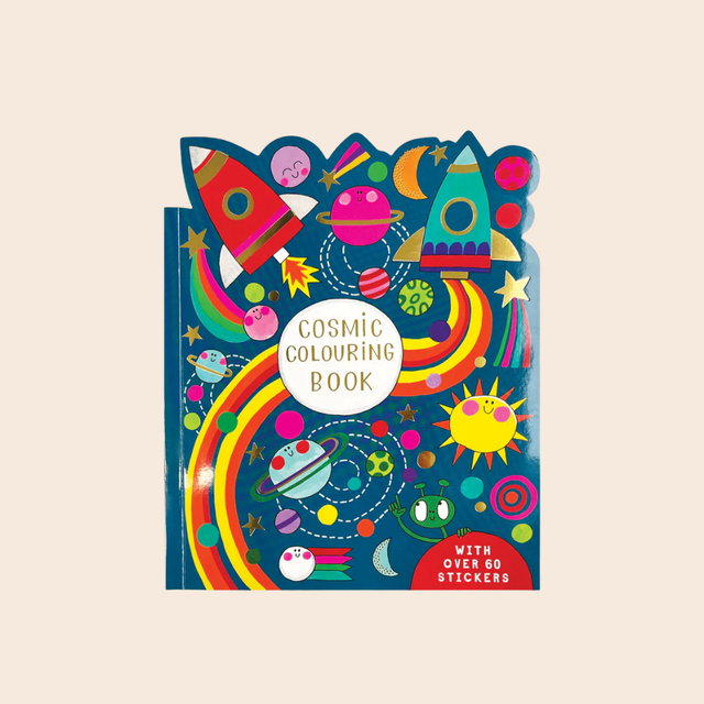 Cosmic Space Colouring Book with Stickers