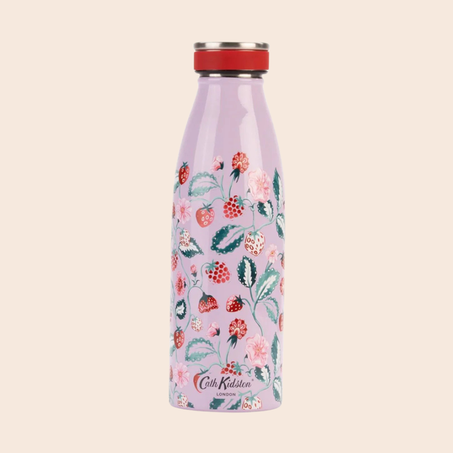 Raspberry Stainless Steel Water Bottle 350ml