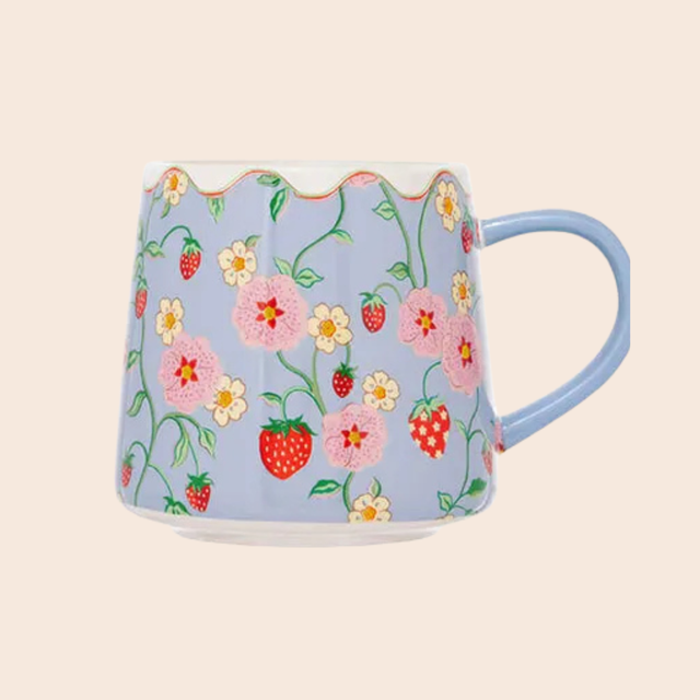 Strawberry Blue Billie Mug