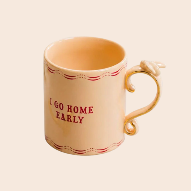 Home Early Bee Handle Mug