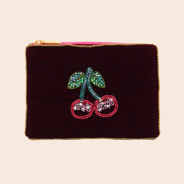 Beadec Cherry Plum Coin Purse