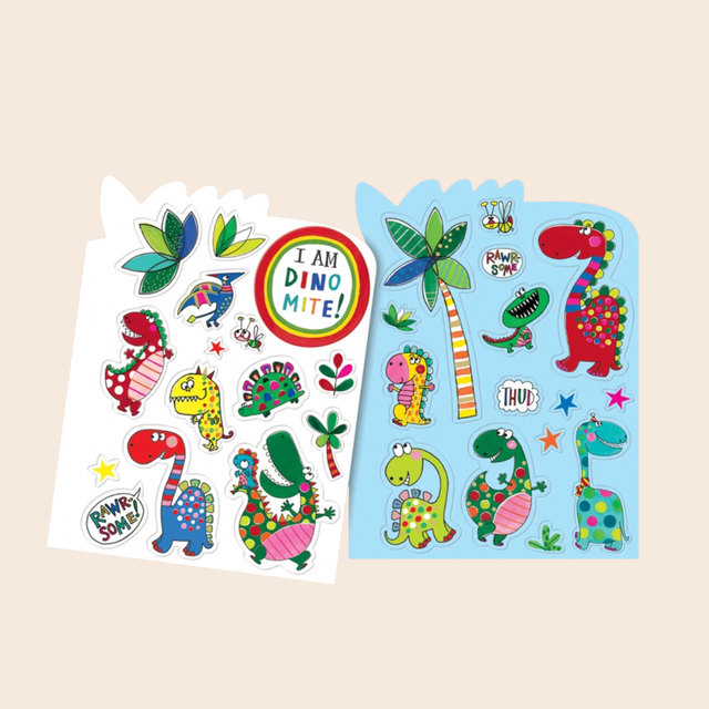 Roarsome Dinosaur Die-cut Sticker Book