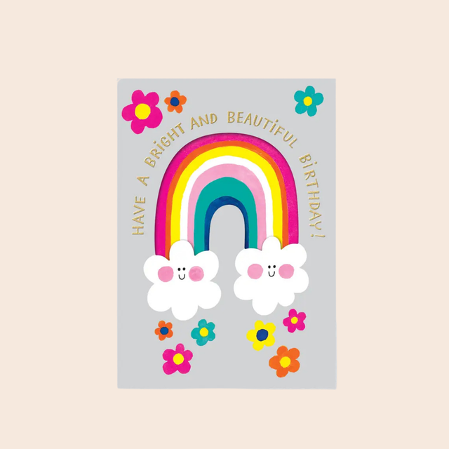 Beautiful Rainbow Birthday Card