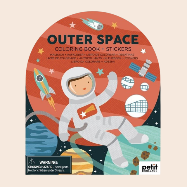 Outer Space Colouring Sticker Book