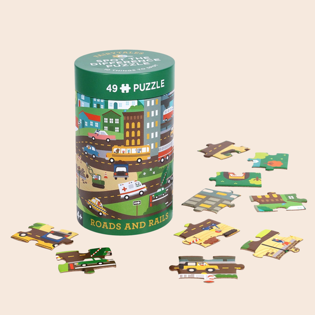 Spot the Difference Road & Rail Puzzle
