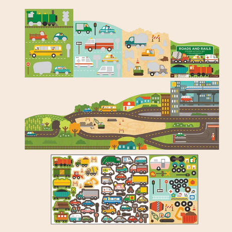 Roads and Rails Activity Set