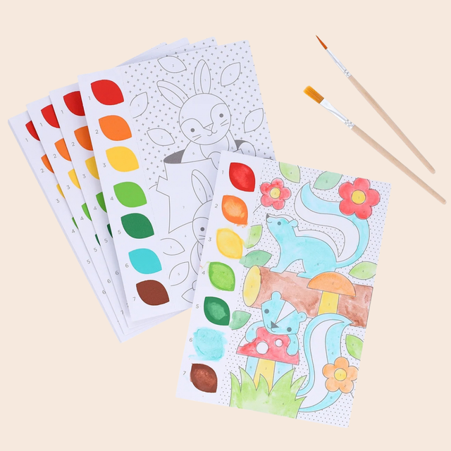 Paint by Numbers: Woodland