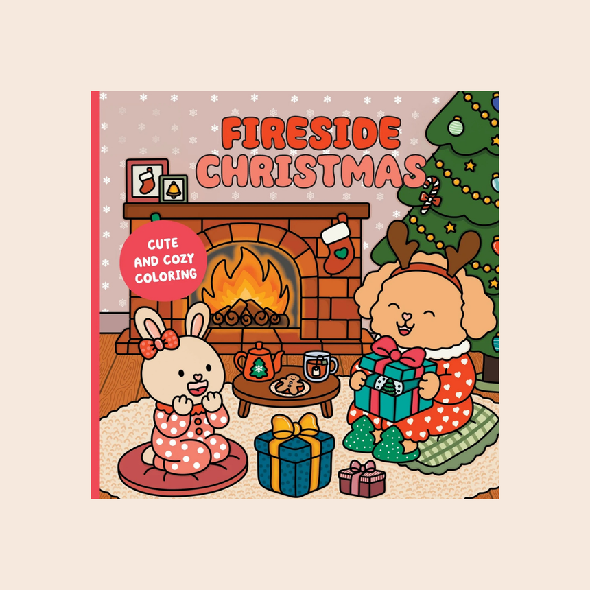 Cute N Cozy Colouring: Fireside Christmas