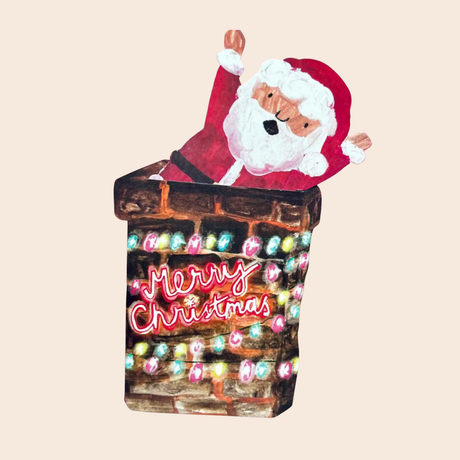 Santa Chimney Card
