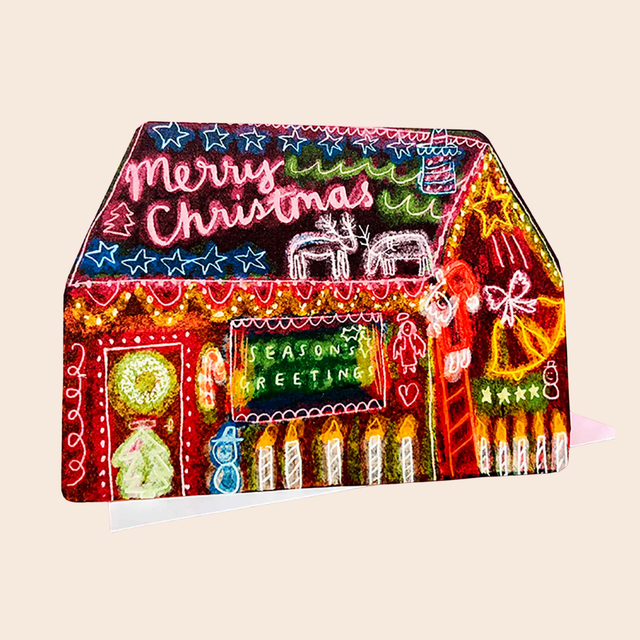 Christmas Decorations House Card