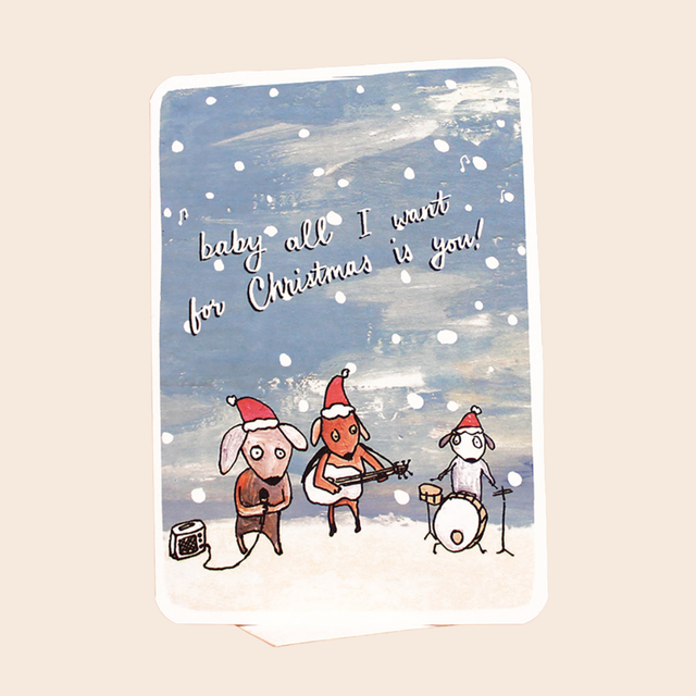 All I Want for Christmas Band Card
