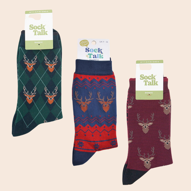 Men's Bamboo Stag Socks