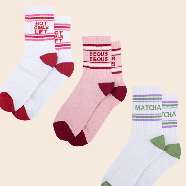 Slogan Organic Sports Socks