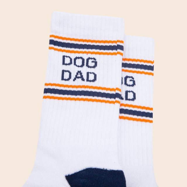 Dog Dad Organic Cotton Sports Socks