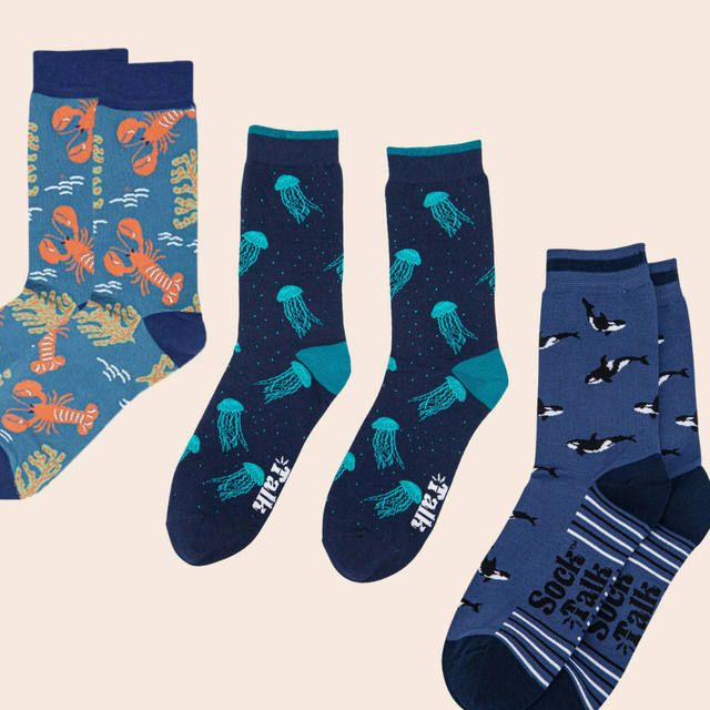 Men's Ocean Bamboo Socks