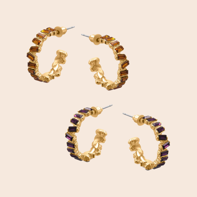 Mystic Treasures Encrusted Gem Earrings