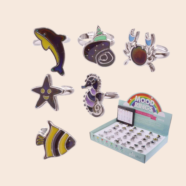 Sea Life Mood Ring