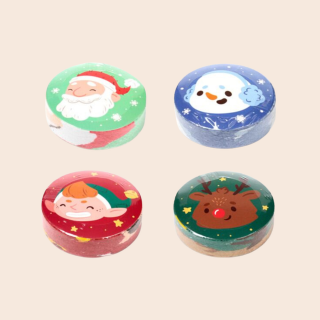 Christmas Compressed Travel Towel