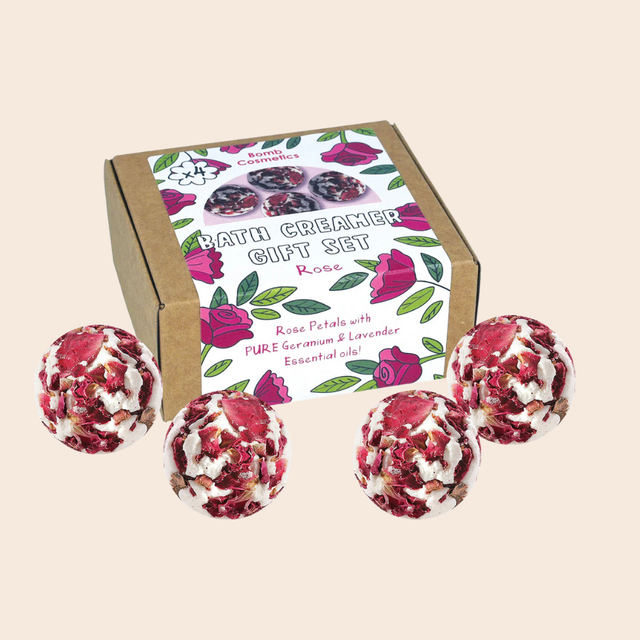 Rose Bath Creamer Set