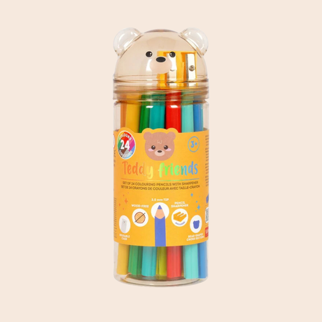 Teddy Friends Colouring Pencils