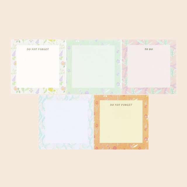 Flower Frame Memo Notes Box