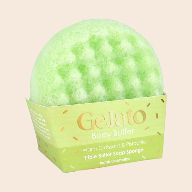 Croissant & Pistachio Body Buffer Sponge