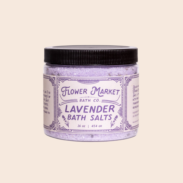 Lavender Essential Oil Bath Salts