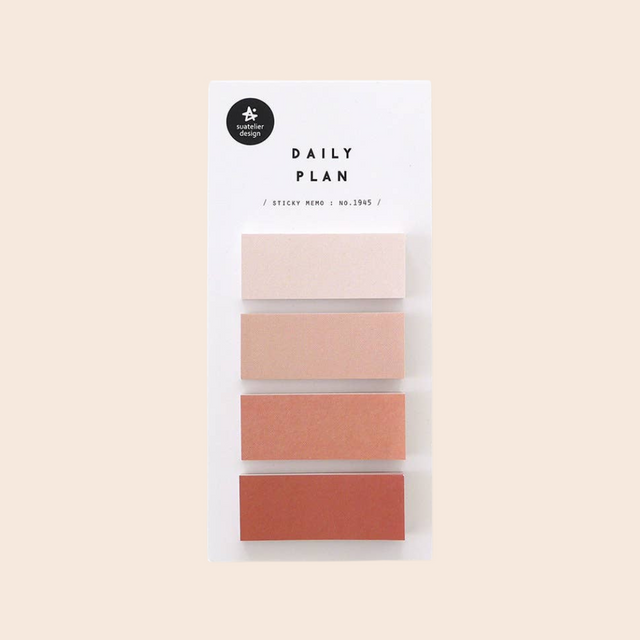 Coral Tab Sticky Notes
