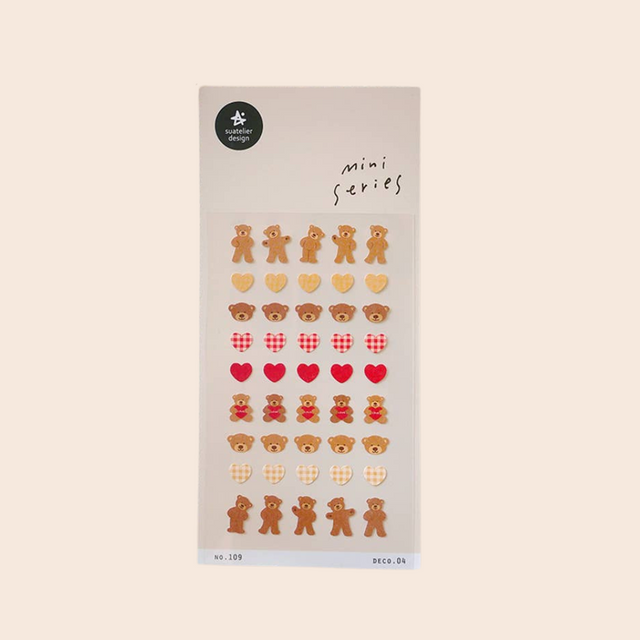 Vintage Teddy Stickers