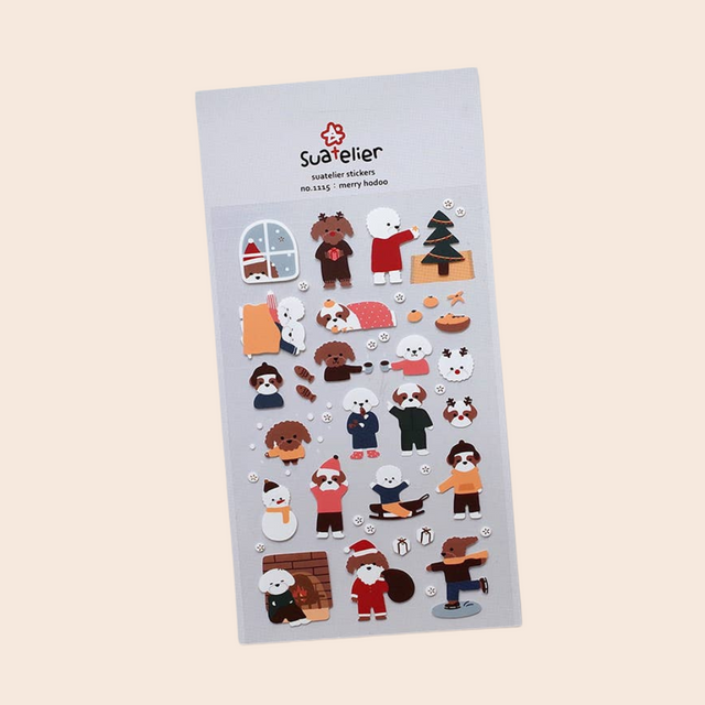 Merry Dog Stickers