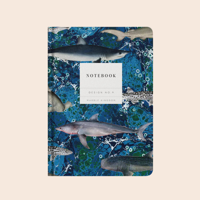 Marbled Sharks Premium Hardback Notebook