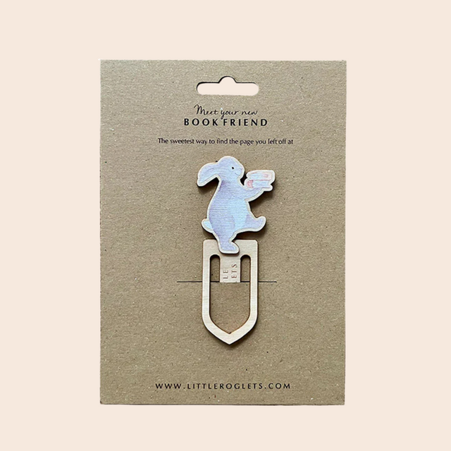Wooden Bunny Bookmark