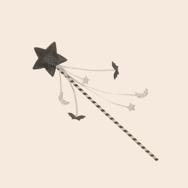 Stripy Witch Star Wand